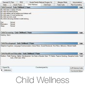 Child Wellness Screen - Age appropriate parent questionnaire for well child visits.
